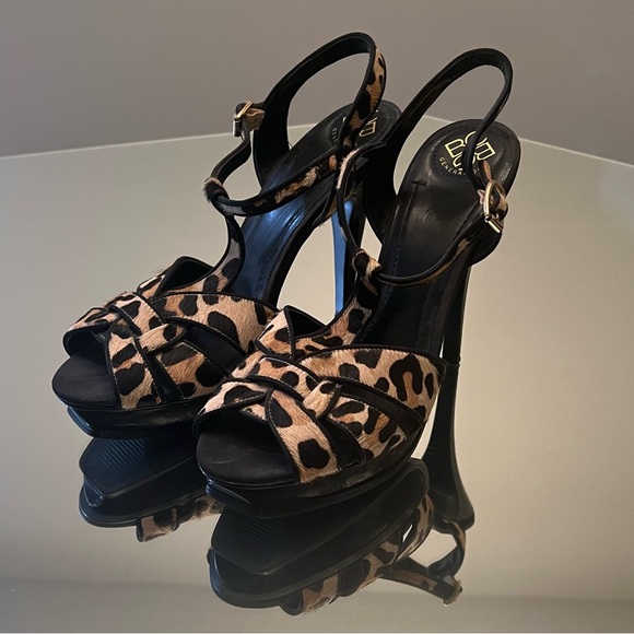 BCBG Generation Animal Print Leopard Platform Sandals - Picture 2 of 3